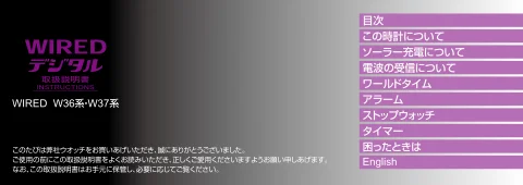 seikoセイコーウオッチ W37系